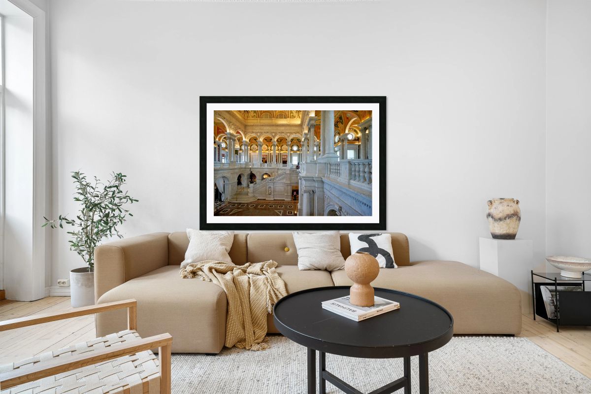 Exploring the Library of Congress interior