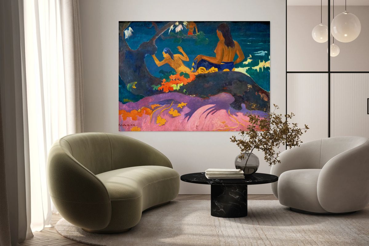 Fatata te Miti shows people by the sea in Washington