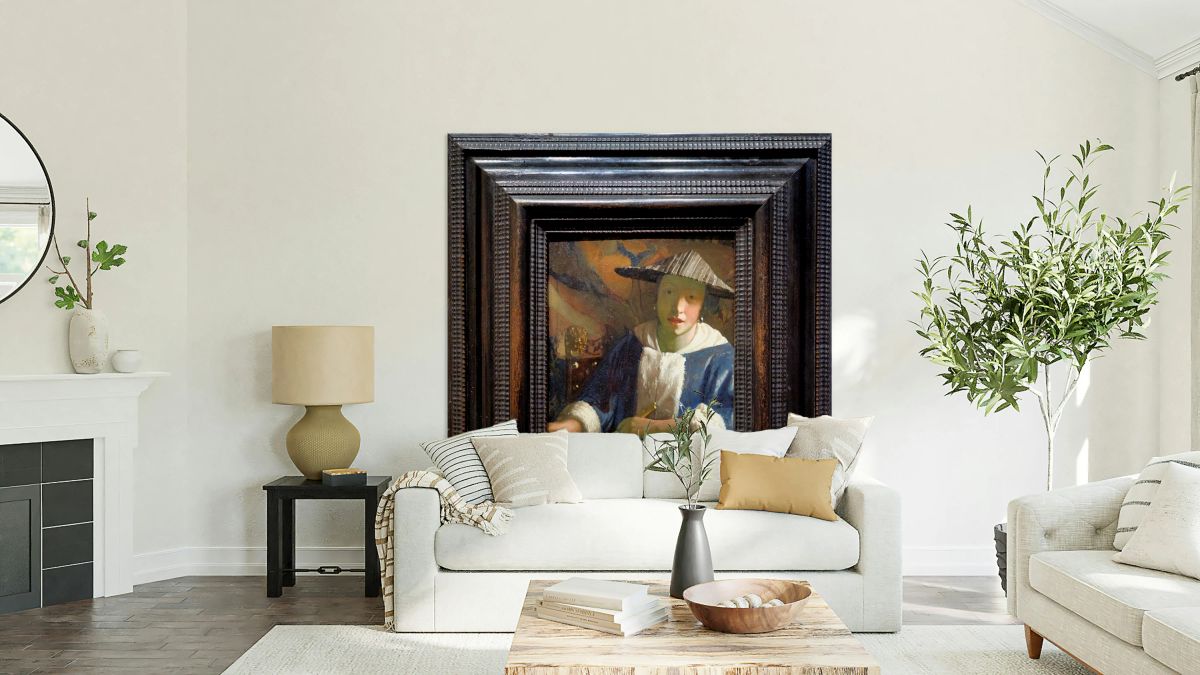 Girl with a flute by Johannes Vermeer in Washington