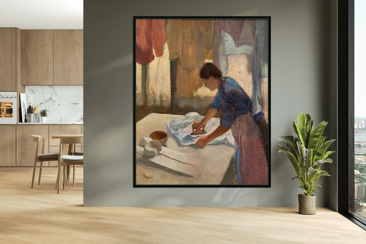 Woman ironing in Washington District of Columbia