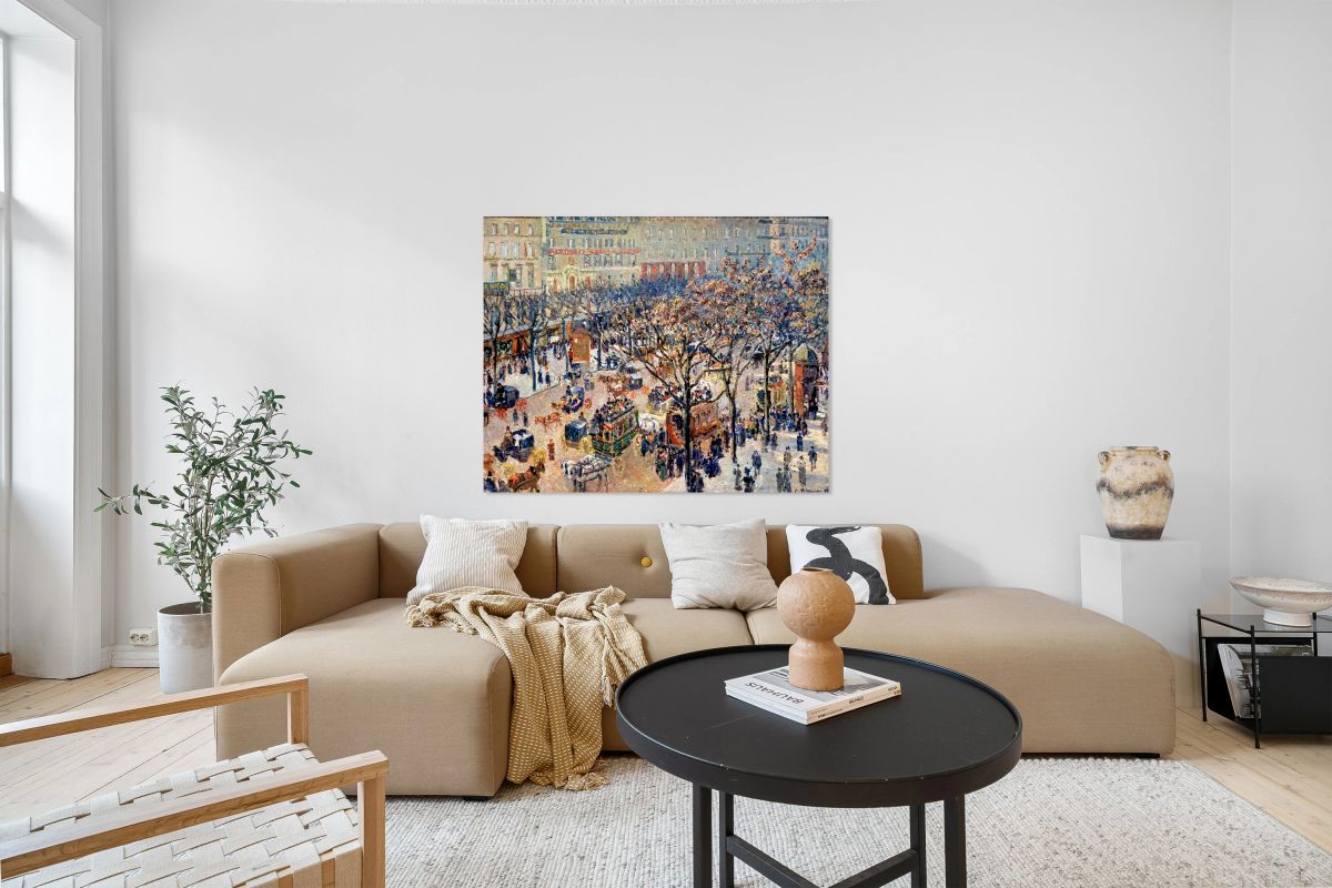 Pissarro captures Boulevard des Italiens in Washington