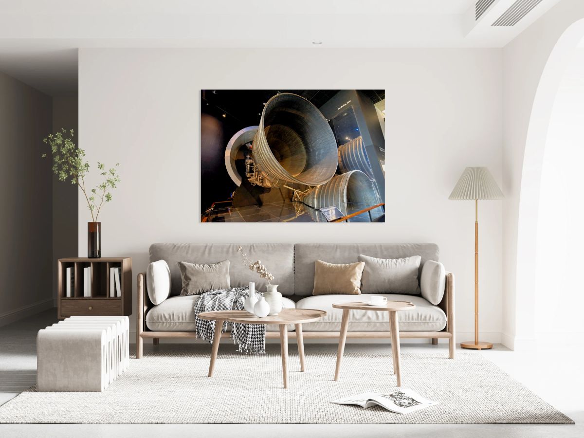 Rocket engine at Smithsonian Air and Space Museum