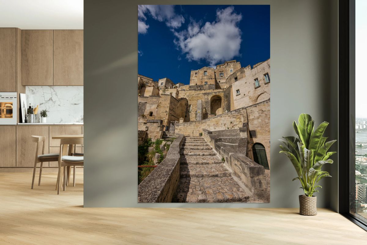 Exploring the alleys of Matera in Basilicata Italy