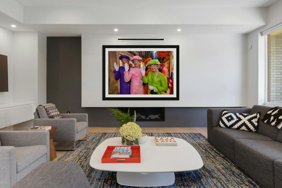 Costumed figures at Venice Carnival