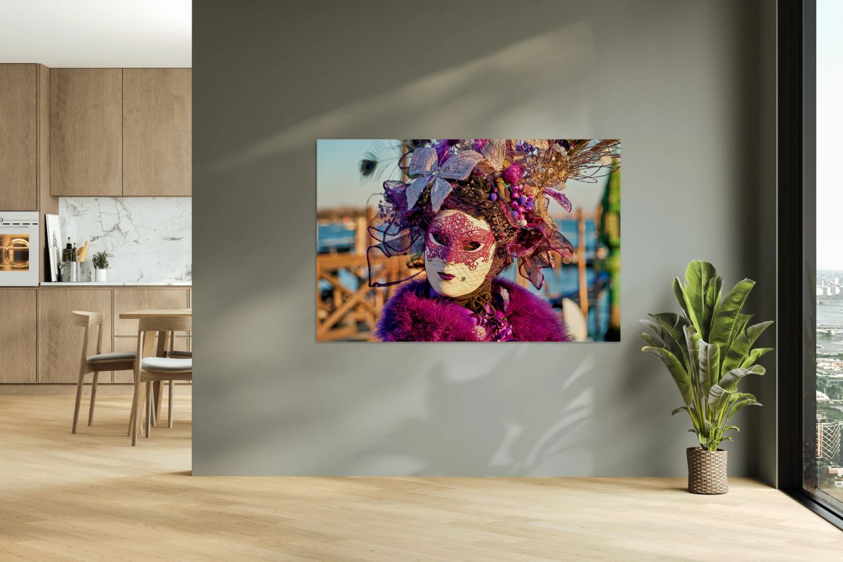 Venice Carnival features colorful masks and costumes