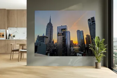 Sunrise Over the City Reproduction