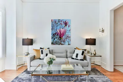 A Magnolias First Embrace of Light Reproduction