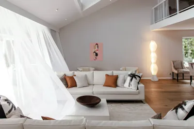 A pin up girl holding a little wooden skateboard Reproduction