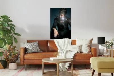 Scary Pirate With Sword Reproduction