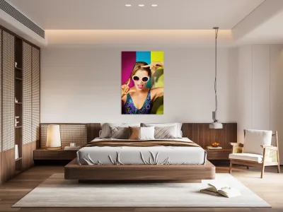 Nail polish pin-up girls Reproduction