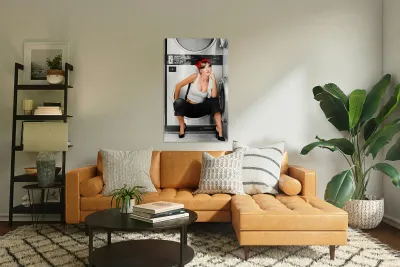 Cleaning Lady With A Dream Reproduction