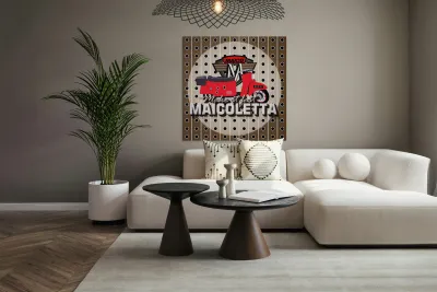 Maicoletta Scooter Advertising Reproduction