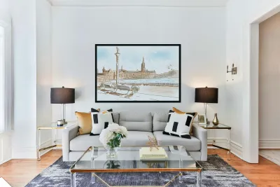 Fine art landscape sketch of Stockholm Sweden  Reproduction