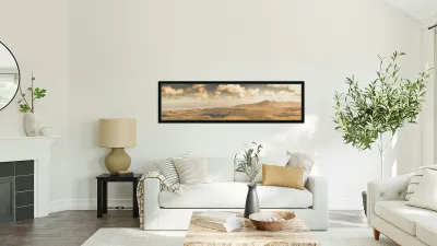 Trial Harbour landscape panorama Reproduction