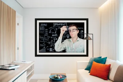 Success in planning a smart business strategy Reproduction