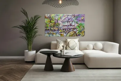 The lakes autumn sonnet Reproduction