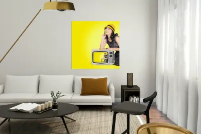 Beautiful vogue woman in vintage 50s fashion style Reproduction