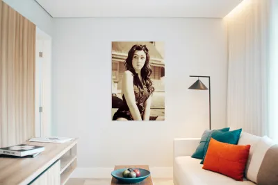 Parkbench pinup Reproduction