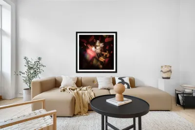 Comedy entertainment man on theater stage Reproduction