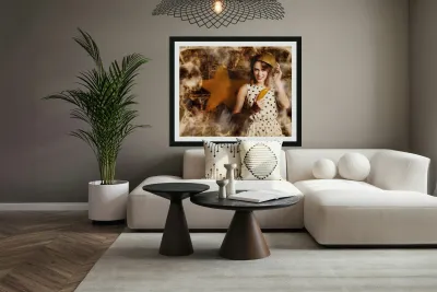 Creative cooking pin-up Reproduction