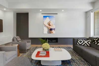 Summer Surfing Woman Reproduction