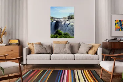 Sky Meets Surge: Paterson Great Falls Divided Reproduction