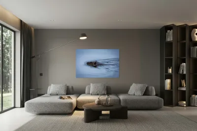 Beaver On still Waters Reproduction