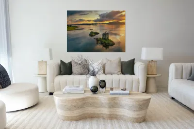 Castle Stalker Sunset Reproduction