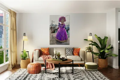 Venice Italy. The Carnival Reproduction