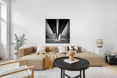 Beneath the Queensferry Crossing Reproduction