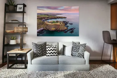 Dunnottar Castle Sunset Reproduction