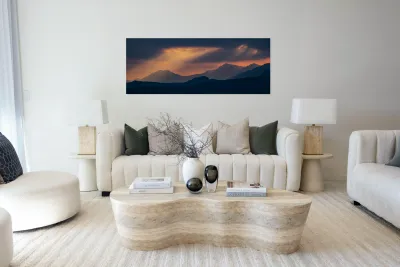 Snowdonia Sunset Reproduction