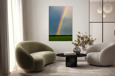 Rainbow in the Prairies Reproduction