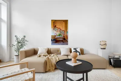 Vicenza Veneto Italy. The interiors of the Villa Valmarana ai Nani frescoed  by Giambattista and Giandomenico Tiepolo Reproduction