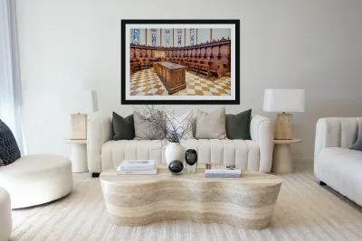 Vicenza Veneto Italy. Santa Corona is a Gothic-style Roman Catholic church Reproduction