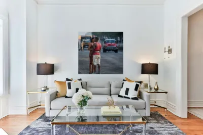 Streetcorner Kiss Reproduction