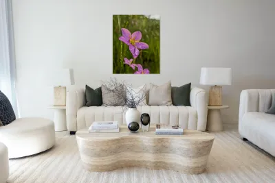 Pink Flowers Reproduction