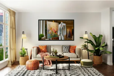 Elegance in Bloom: A Symphony of Style and Art Reproduction