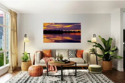 City of Fire & Gold Reproduction