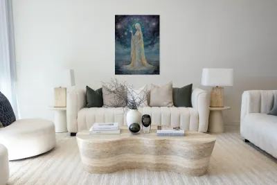 The Mystical Lady By ISHISH Reproduction