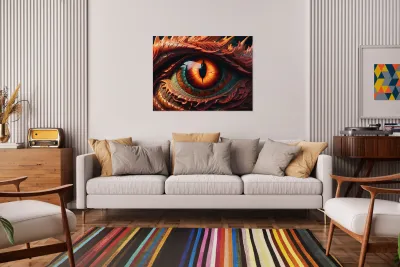 Dragons Hungry Eye By ISHISH Reproduction