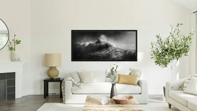 Ocean’s Fury - Crashing Wave Art Prints Reproduction