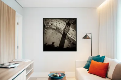 Siena from Above Reproduction