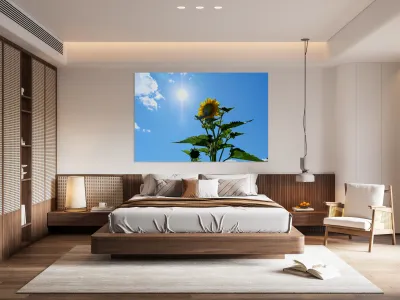 Solar Serenade: The Bloom That Reaches Back Reproduction