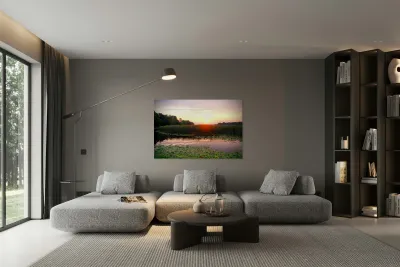 Over Lilyglass Waters: A Dawn Reawakens Reproduction