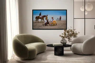 Tourist Workers Locals Puerto Vallarta Mexico Reproduction