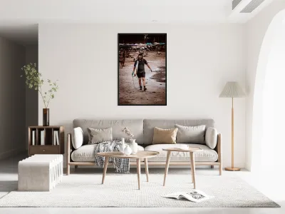 Beach Bum Sayulita Mexico Reproduction