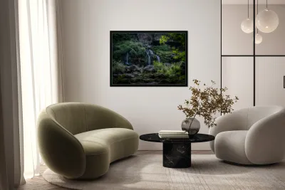 Verdant Serenity Falls Reproduction