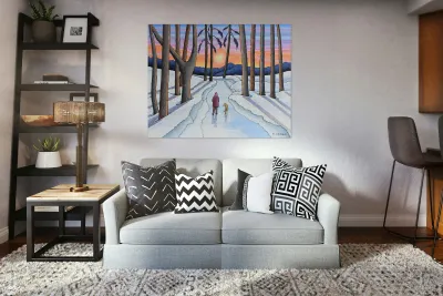 Woods Walk Reproduction