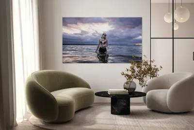 Solace in Celestial Tapestry Reproduction